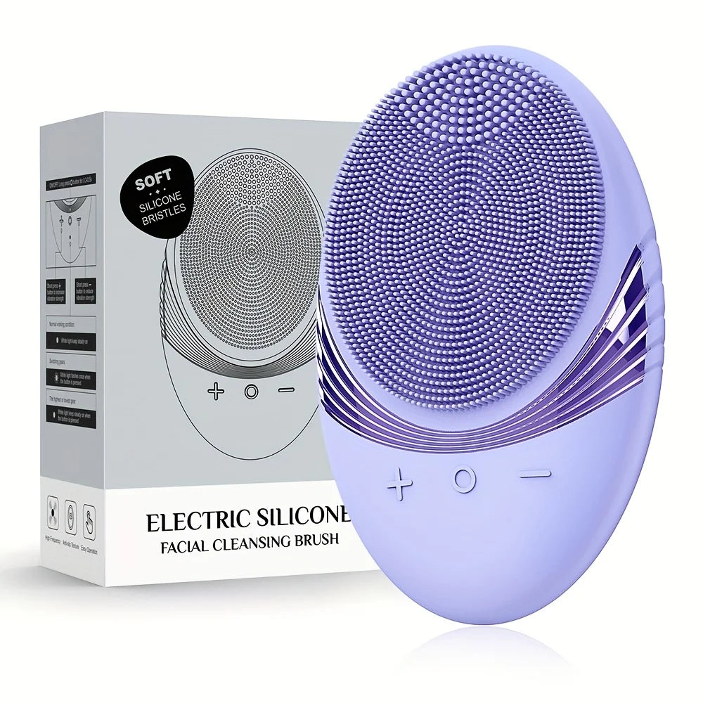 Electric Facial Cleansing Brush — 5 Modes, USB Rechargeable