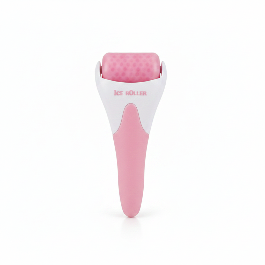 Rouleau de glace visage coloris rose