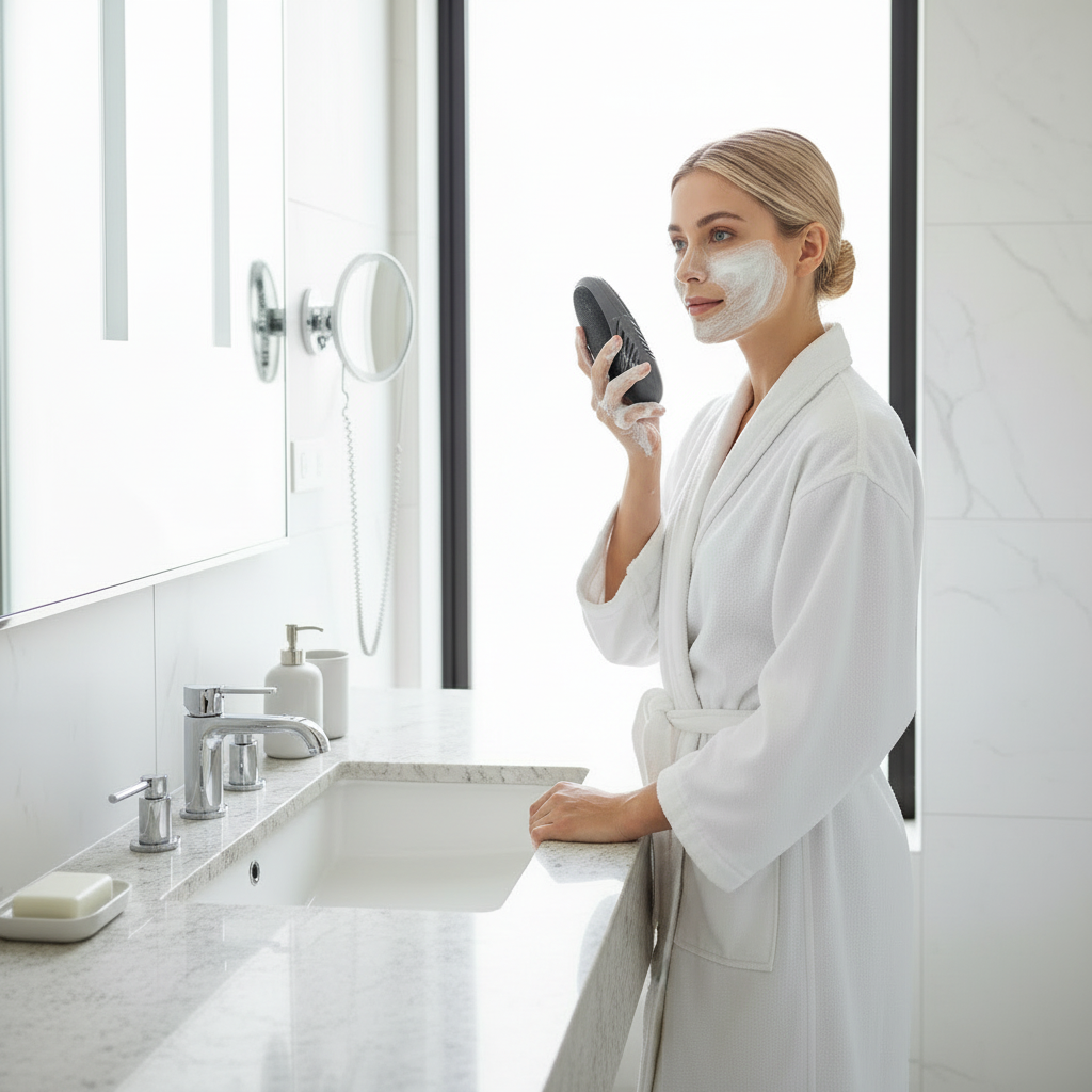 Routine de nettoyage de 5 minutes avec la brosse nettoyante électrique